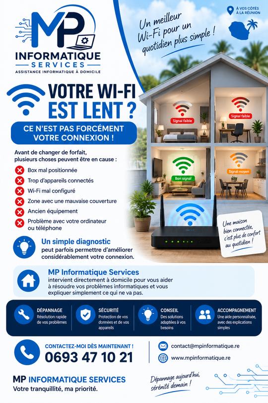 Votre Wi-Fi est lent ? Ce n'est pas forcément votre connexion